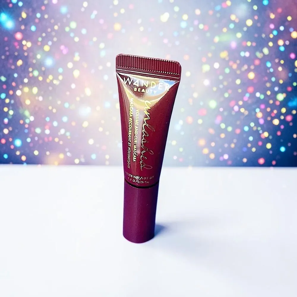WANDER BEAUTY Mini Unlashed Volume & Curl Mascara in Tarmac 0.12 oz NWOB